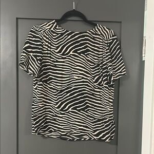 Zebra Print Women's Top